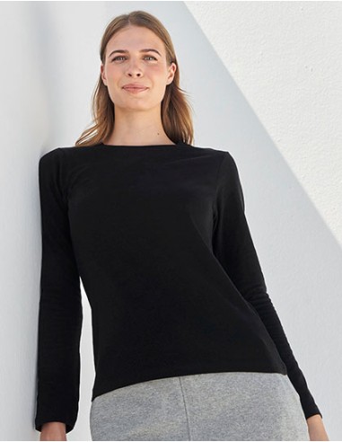 S-SK124-Womens Feel Good Long Sleeved Stretch T
